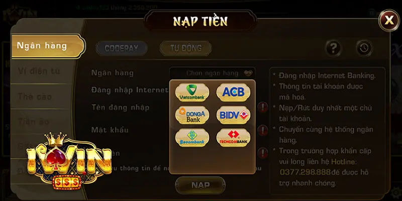 Tiết Kiệm Thời Gian Khi Nạp Tiền Iwin 2 Các Phương Thức Nạp Tiền Iwin Hiện Nay