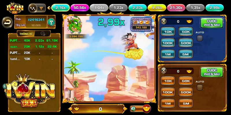 Trải Nghiệm Slot Songoku Iwin Thú Vị Và Hấp Dẫn 3 Trải nghiệm đồ họa và âm thanh trong Slot songoku iWin